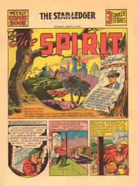 Cover Thumbnail for The Spirit (Register and Tribune Syndicate, 1940 series) #7/7/1940 [Newark NJ Star Ledger edition]