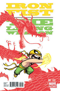 Cover Thumbnail for Iron Fist, the Living Weapon (Marvel, 2014 series) #1 [Skottie Young Variant]