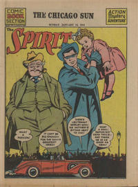 Cover Thumbnail for The Spirit (Register and Tribune Syndicate, 1940 series) #1/14/1945 [Chicago Sun]