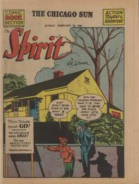 Cover Thumbnail for The Spirit (Register and Tribune Syndicate, 1940 series) #2/25/1945 [Actual dated issue]