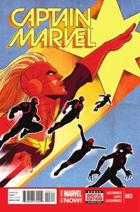 Cover Thumbnail for Captain Marvel (Marvel, 2014 series) #3 [David López]