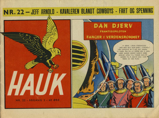 Cover for Hauk (Serieforlaget / Se-Bladene / Stabenfeldt, 1955 series) #22/1956
