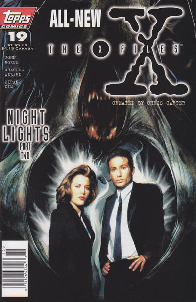 Cover for The X-Files (Topps, 1995 series) #19 [Newsstand]