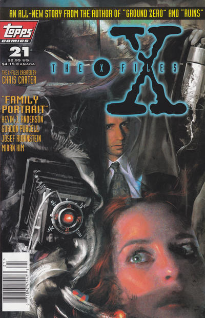 Cover for The X-Files (Topps, 1995 series) #21 [Newsstand]