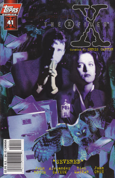 Cover for The X-Files (Topps, 1995 series) #41 [Photo Cover]
