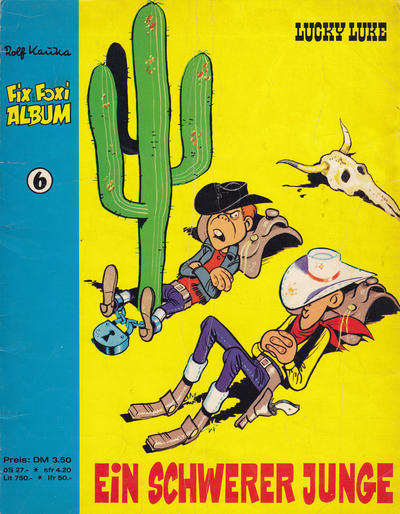 Cover for Fix und Foxi Album (Gevacur, 1971 series) #6 - Lucky Luke - Ein schwerer Junge