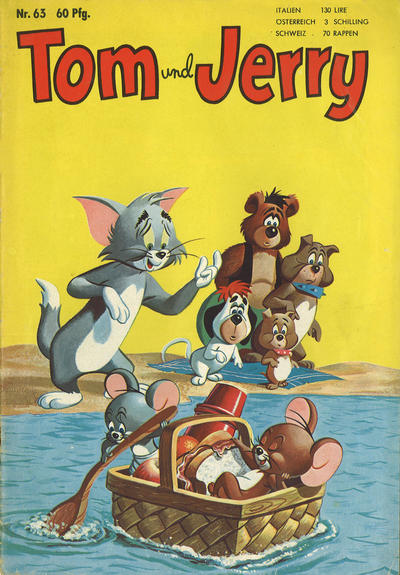 Cover for Tom und Jerry (Tessloff, 1959 series) #63