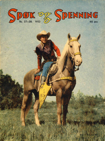 Cover for Spøk og Spenning (Oddvar Larsen; Odvar Lamer, 1950 series) #37-38/1953