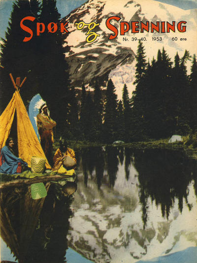 Cover for Spøk og Spenning (Oddvar Larsen; Odvar Lamer, 1950 series) #39-40/1953