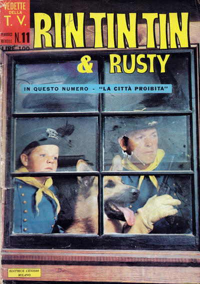 Cover for Rin Tin Tin e Rusty (Editrice Cenisio, 1960 series) #11