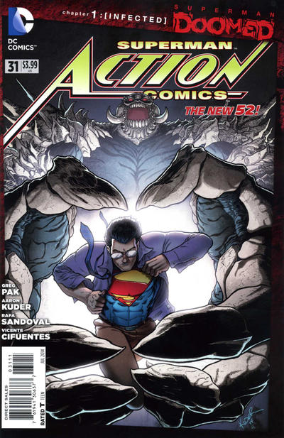 Cover for Action Comics (DC, 2011 series) #31 [Direct Sales]