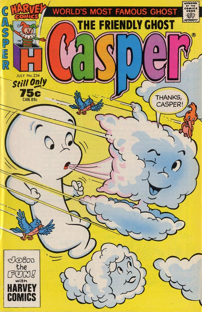Cover for The Friendly Ghost, Casper (Harvey, 1986 series) #234 [Direct]