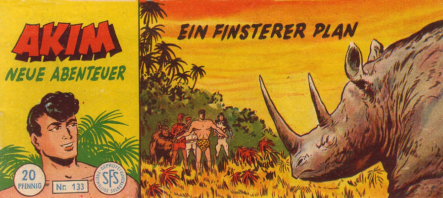 Cover for Akim Neue Abenteuer (Lehning, 1956 series) #133