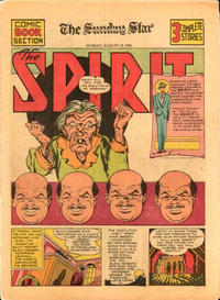 Cover Thumbnail for The Spirit (Register and Tribune Syndicate, 1940 series) #8/18/1940 [Washington DC Star edition]