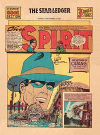 Cover Thumbnail for The Spirit (Register and Tribune Syndicate, 1940 series) #9/8/1940 [Newark NJ Star Ledger edition]