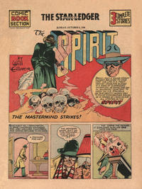 Cover Thumbnail for The Spirit (Register and Tribune Syndicate, 1940 series) #10/6/1940 [Newark NJ Star Ledger edition]