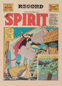 Cover for The Spirit (Register and Tribune Syndicate, 1940 series) #11/10/1940 [Philadelphia Record edition]