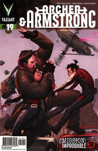 Cover Thumbnail for Archer and Armstrong (Valiant Entertainment, 2012 series) #19 [Cover B - Pullbox Edition - Jorge Molina]