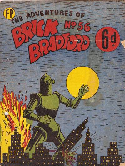 Cover for The Adventures of Brick Bradford (Feature Productions, 1944 series) #56