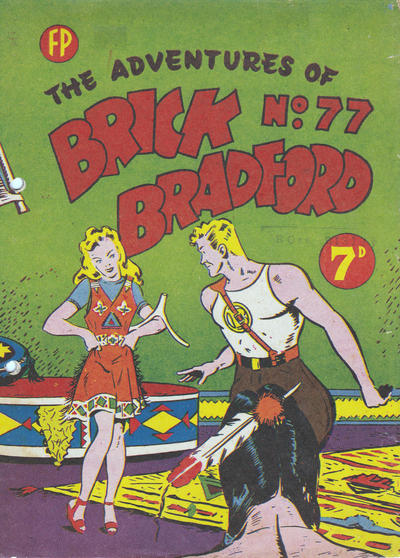 Cover for The Adventures of Brick Bradford (Feature Productions, 1944 series) #77