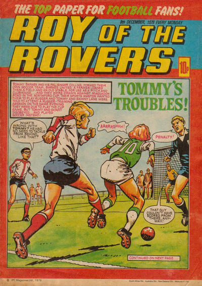 Cover for Roy of the Rovers (IPC, 1976 series) #8 December 1979 [165]
