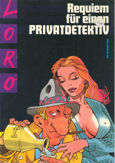 Cover for Requiem für einen Privatdetektiv (Volksverlag, 1984 series) 