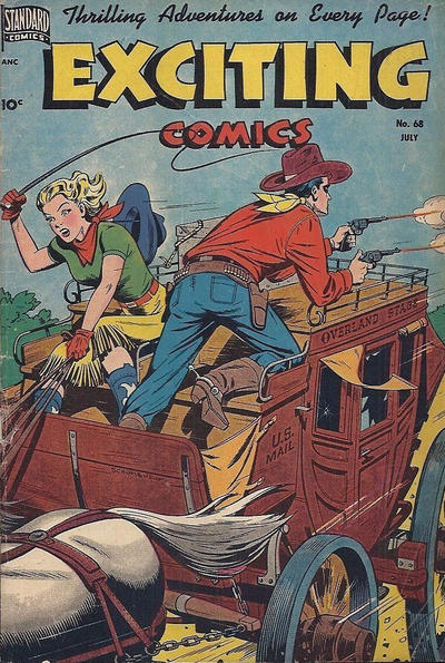 Cover for Exciting Comics (Better Publications of Canada, 1949 series) #68