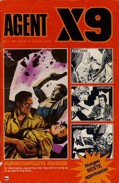 Cover for Agent X9 (Nordisk Forlag, 1974 series) #4/1976