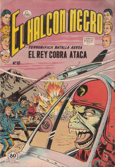 Cover for El Halcon Negro (Editora de Periódicos, S. C. L. "La Prensa", 1951 series) #18