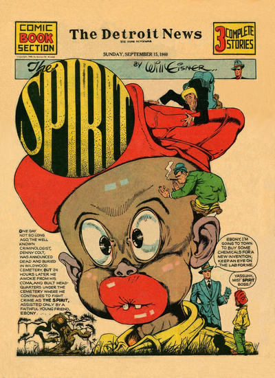 Cover for The Spirit (Register and Tribune Syndicate, 1940 series) #9/15/1940 [Detroit News edition]