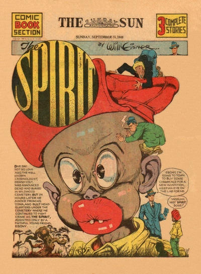 Cover for The Spirit (Register and Tribune Syndicate, 1940 series) #9/15/1940 [Baltimore Sun edition]