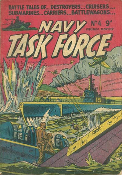Cover for Navy Task Force (Frew Publications, 1955 ? series) #4