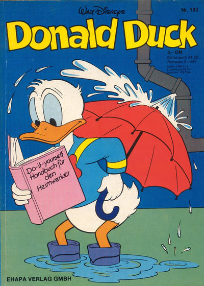 Cover for Donald Duck (Egmont Ehapa, 1974 series) #182