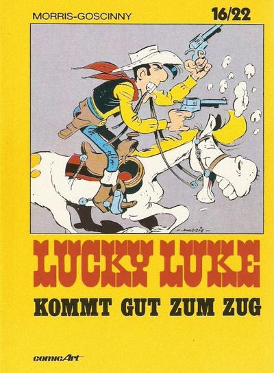 Cover for 16/22 (Carlsen Comics [DE], 1983 series) #15 - Lucky Luke kommt gut zum Zug
