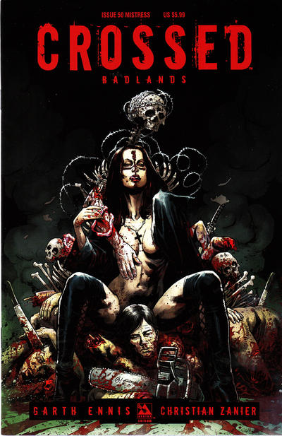 Cover for Crossed Badlands (Avatar Press, 2012 series) #50 [Mistress Variant by Gabriel Andrade]