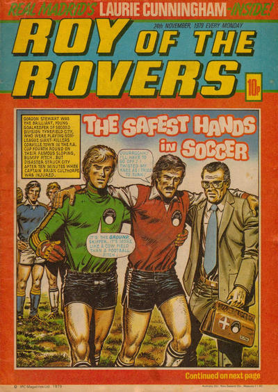 Cover for Roy of the Rovers (IPC, 1976 series) #24 November 1979 [163]