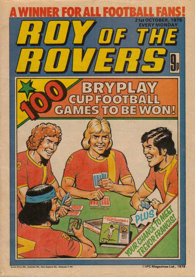 Cover for Roy of the Rovers (IPC, 1976 series) #21 October 1978 [109]