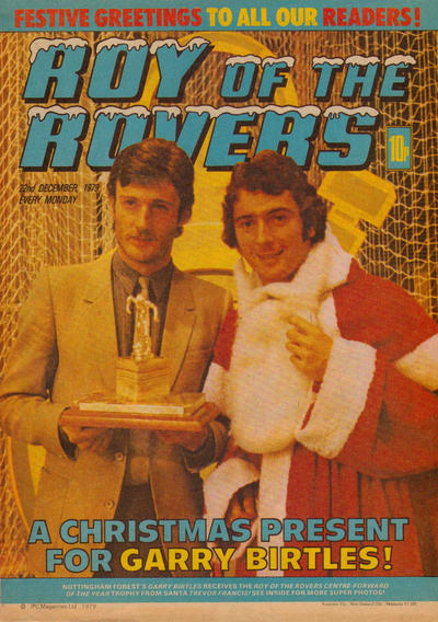 Cover for Roy of the Rovers (IPC, 1976 series) #22 December 1979 [167]