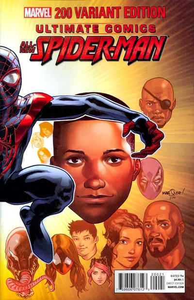 Cover for Ultimate Comics Spider-Man (Marvel, 2011 series) #200 [David Marquez Variant]