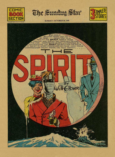 Cover for The Spirit (Register and Tribune Syndicate, 1940 series) #10/20/1940 [Washington DC Star edition]