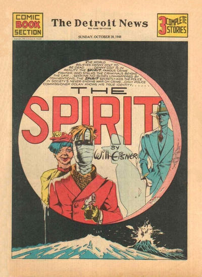 Cover for The Spirit (Register and Tribune Syndicate, 1940 series) #10/20/1940 [Detroit News edition]