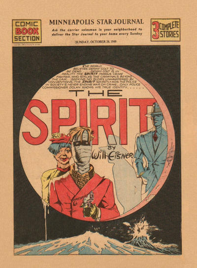 Cover for The Spirit (Register and Tribune Syndicate, 1940 series) #10/20/1940 [Minneapolis Star Journal edition]