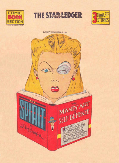 Cover for The Spirit (Register and Tribune Syndicate, 1940 series) #11/3/1940 [Newark NJ Star Ledger edition]