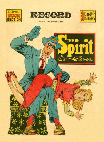 Cover for The Spirit (Register and Tribune Syndicate, 1940 series) #12/1/1940 [Philadelphia Record edition]