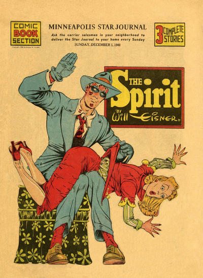 Cover for The Spirit (Register and Tribune Syndicate, 1940 series) #12/1/1940 [Minneapolis Star Journal edition]