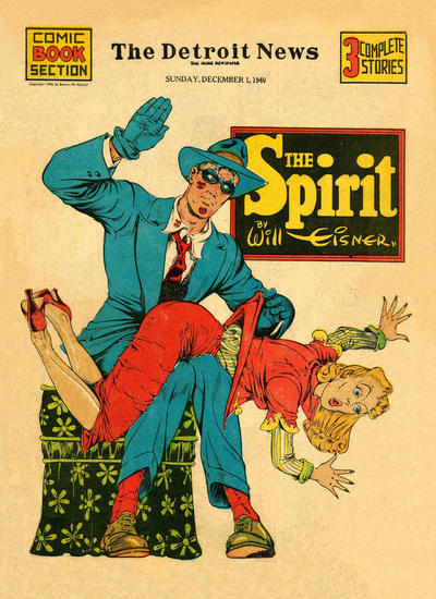 Cover for The Spirit (Register and Tribune Syndicate, 1940 series) #12/1/1940 [Detroit News edition]