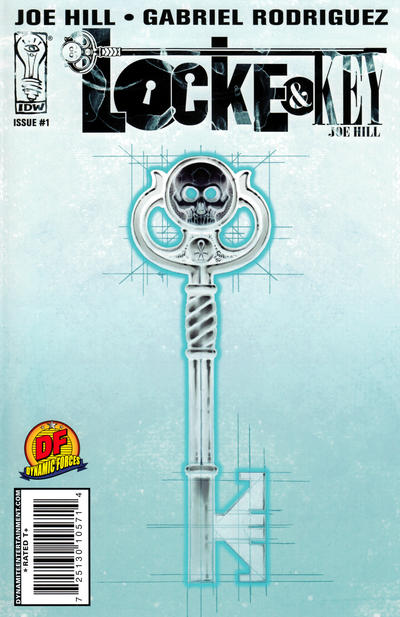 Cover for Locke & Key (IDW, 2008 series) #1 [Dynamic Forces Negative Variant]