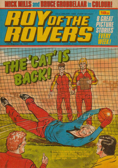 Cover for Roy of the Rovers (IPC, 1976 series) #22 January 1983 [323]