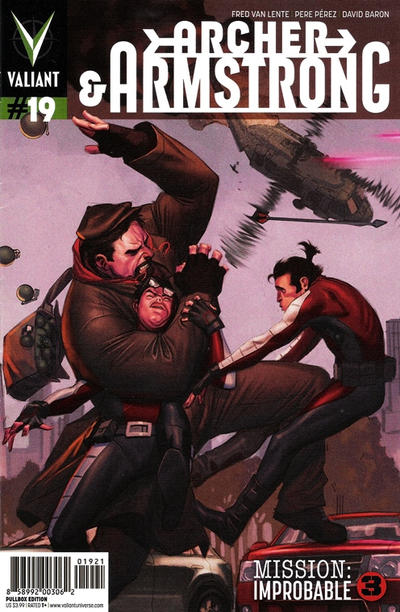 Cover for Archer and Armstrong (Valiant Entertainment, 2012 series) #19 [Cover B - Pullbox Edition - Jorge Molina]