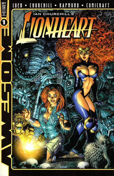 Cover for Lionheart (Awesome, 1999 series) #1 [Art Adams Cover]